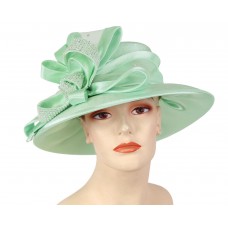 Mujer&apos;s Church Hat  Dress Hat  Jade  Silver HL64  eb-34485690